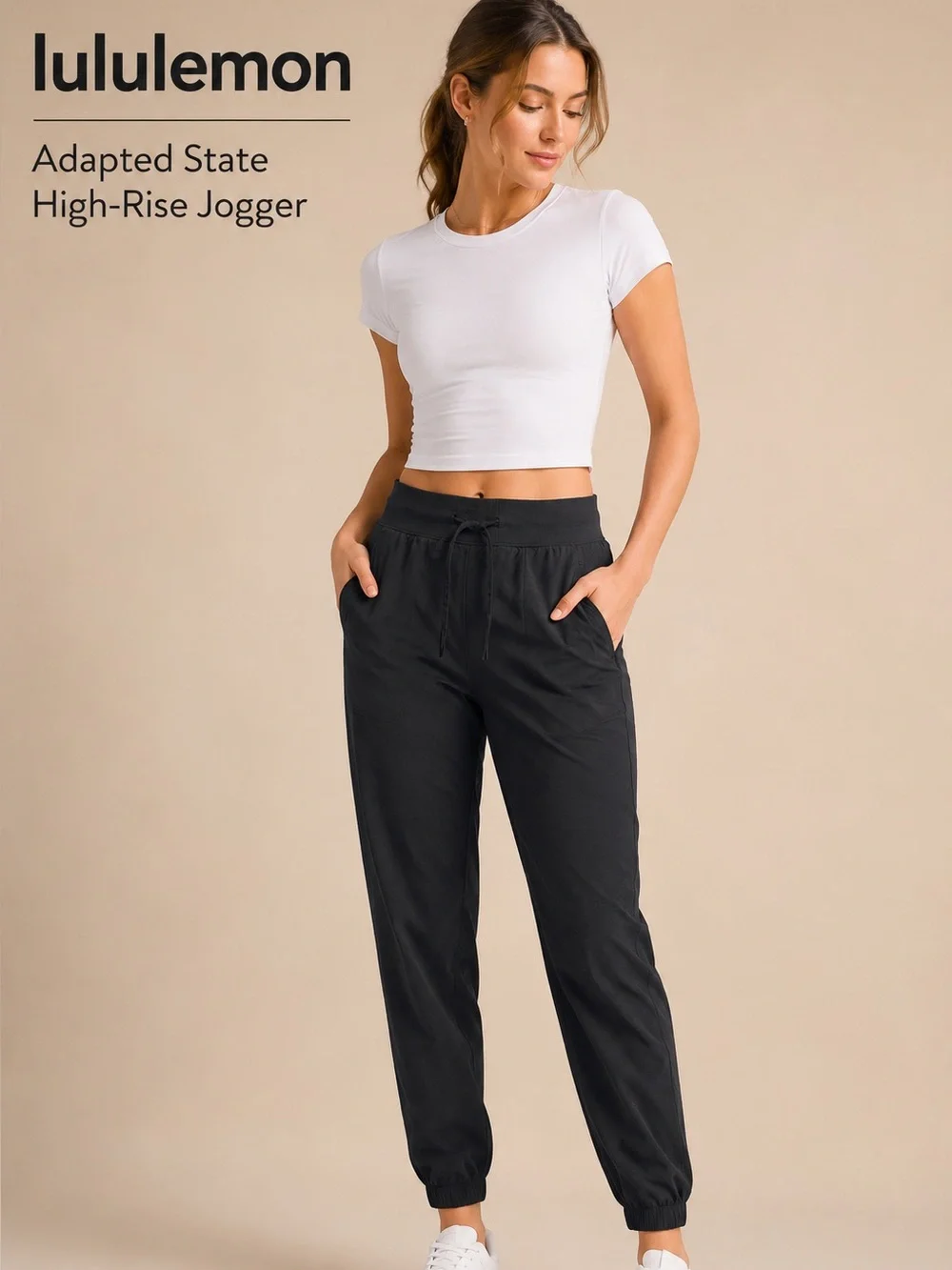 Lululemon Adapted State High-Rise Jogger Black Size 6